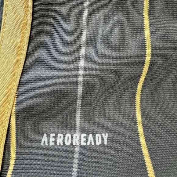 Adidas Black Gold Los Angeles Football Club MLS Men's Soccer Jersey Size S Slim - Picture 8 of 9